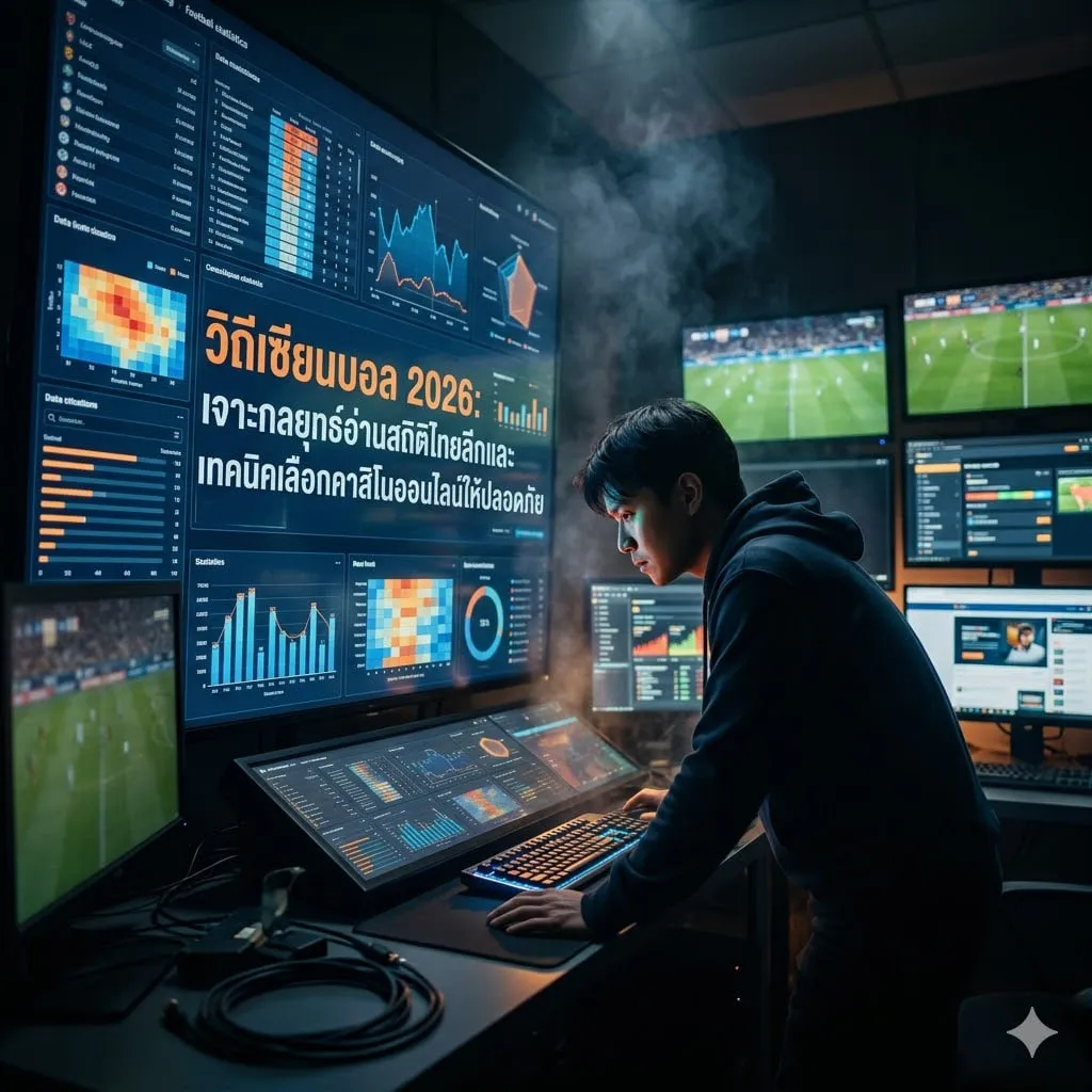 วิถีเซียนบอล 2026: เจาะกลยุทธ์อ่านสถิติไทยลีกและเทคนิคเลือกคาสิโนออนไลน์ให้ปลอดภัย